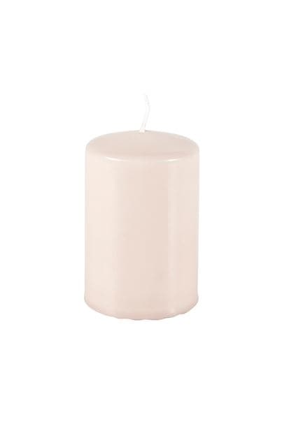 PURE Light brown cylindrical candle H 9 cm - Ø 6 cm - best price from Maltashopper.com CS664118