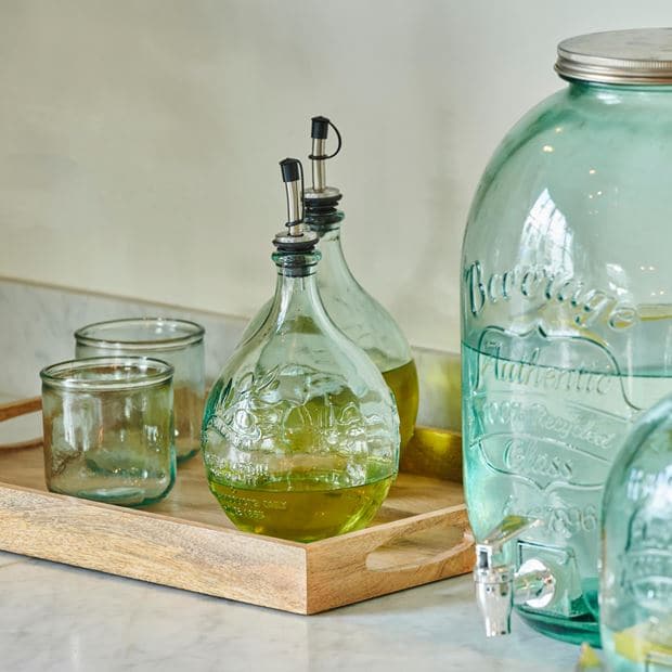 OLIVIERA Transparent oil bottle H 23 cm - Ø 12.5 cm - best price from Maltashopper.com CS655333