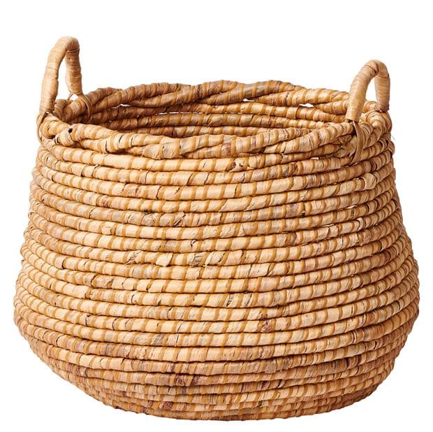 KEISHA Natural basket H 35 cm - Ø 50 cm - best price from Maltashopper.com CS637791