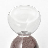 EFTERTÄNKA - Decorative hourglass, clear glass/sand, 10 cm - best price from Maltashopper.com 50495485