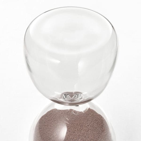 Ikea EFTERTÄNKA - Decorative hourglass, clear glass/sand, 15 cm