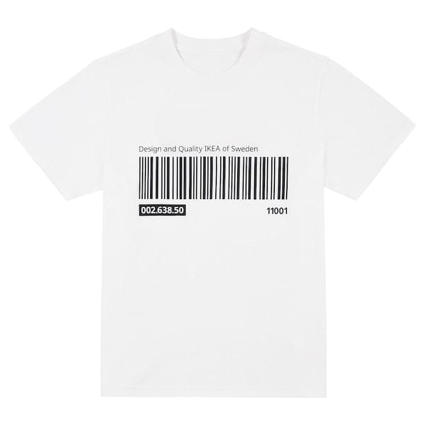 EFTERTRÄDA T-shirt - bianco S/M , - best price from Maltashopper.com 00512326