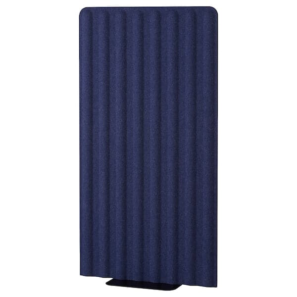 EILIF Freestanding screen - blue/black 80x150 cm