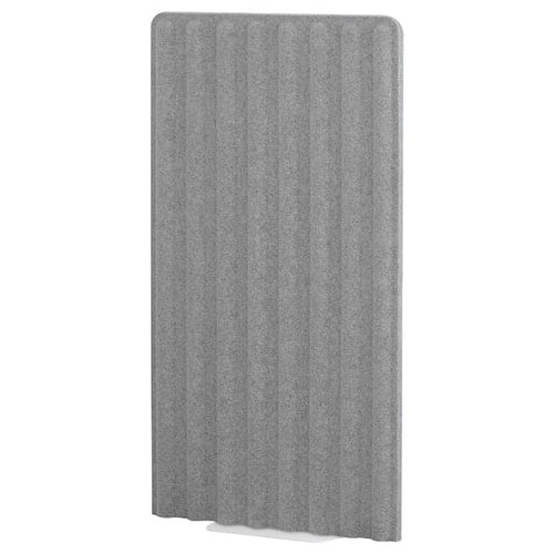 EILIF - Screen, freestanding, grey/white, 80x150 cm