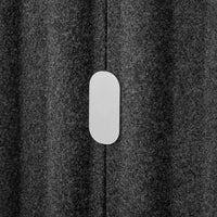 EILIF Freestanding screen - dark grey/white 80x150 cm , 80x150 cm - best price from Maltashopper.com 79387466