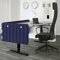 EILIF Desk partition screen - blue 160x48 cm , 160x48 cm - best price from Maltashopper.com 20482795