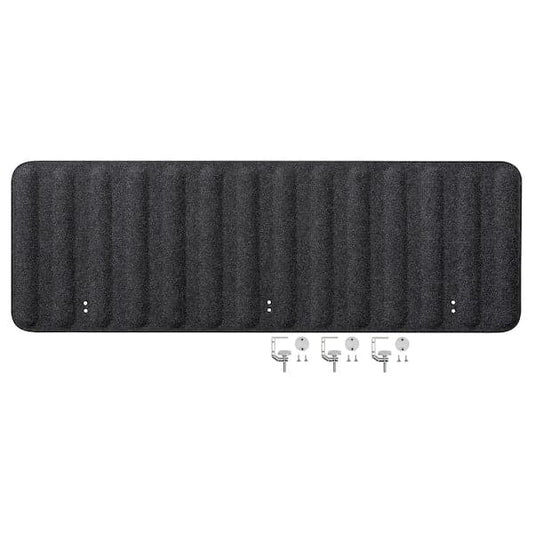 EILIF Desk partition screen - dark gray 140x48 cm , 140x48 cm - best price from Maltashopper.com 80471063