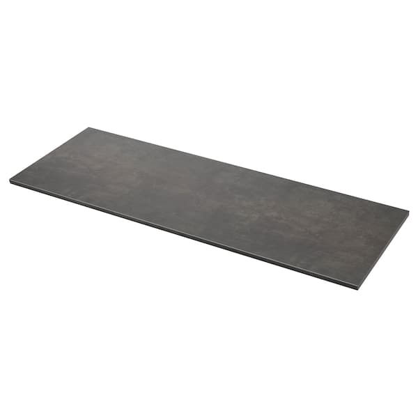 Ikea EKBACKEN - Worktop, concrete effect/laminate, 246x2.8 cm