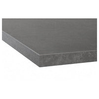 EKBACKEN Worktop - cement/laminate effect 83x2.8 cm , 83x2.8 cm - best price from Maltashopper.com 90508589