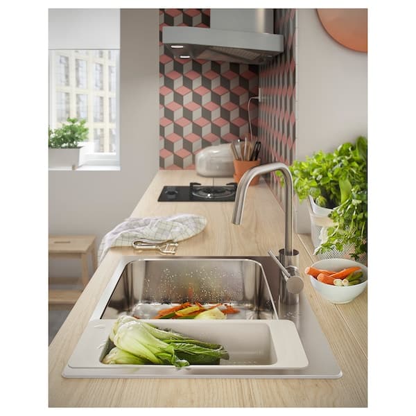 Ikea EKBACKEN - Worktop, ash effect/laminate, 246x2.8 cm