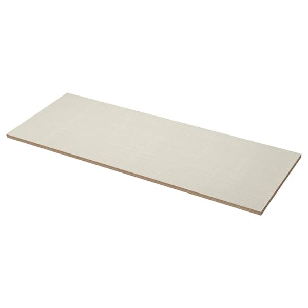 EKBACKEN - Worktop, matt beige/patterned laminate, 186x2.8 cm - best price from Maltashopper.com 00397185