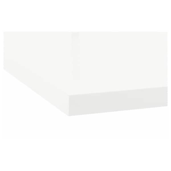 EKBACKEN - Custom made worktop, white high-gloss/laminate, 45.1-63.5x2.8 cm - best price from Maltashopper.com 80345461