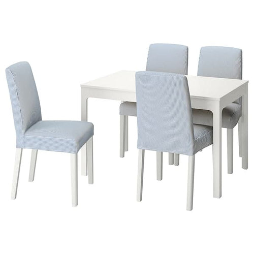 EKEDALEN / BERGMUND - Table and 4 chairs, 120/180 cm