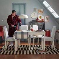 EKEDALEN / BERGMUND - Table and 4 chairs, 120/180 cm - best price from Maltashopper.com 79408218