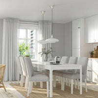 EKEDALEN / BERGMUND - Table and 8 chairs , 180/240 cm - best price from Maltashopper.com 39482917