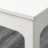 EKEDALEN / EKEDALEN - Table and 2 benches, white/white, 120/180 cm - best price from Maltashopper.com 29482734