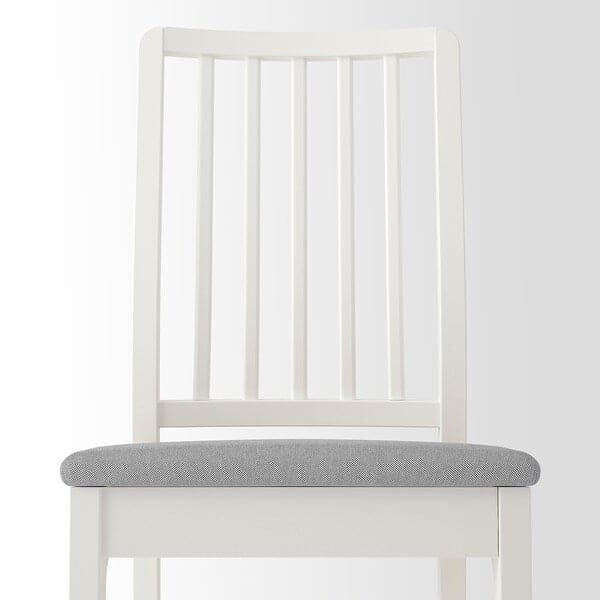 EKEDALEN Table and 4 chairs - white/Light grey orrsta 120/180 cm , 120/180 cm - best price from Maltashopper.com 79296857