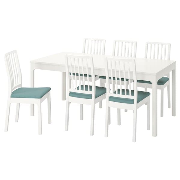 EKEDALEN / EKEDALEN - Table and 6 chairs , 180/240 cm - best price from Maltashopper.com 79429428