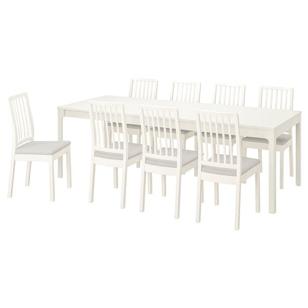 EKEDALEN / EKEDALEN - Table and 8 chairs , 180/240 cm