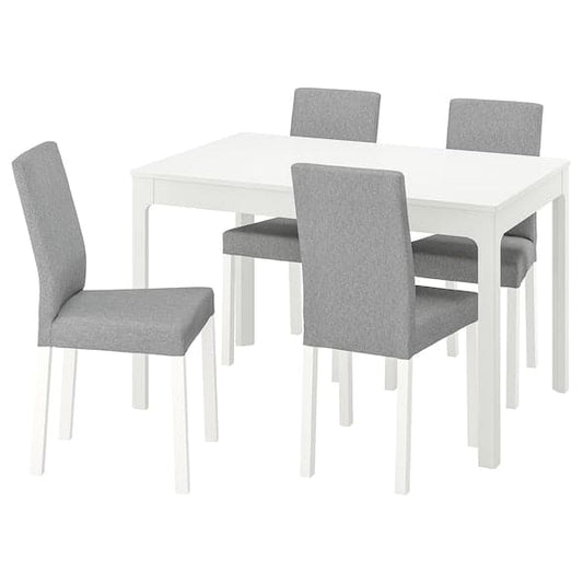 Ikea EKEDALEN / KÄTTIL - Table and 4 chairs , 120/180 cm
