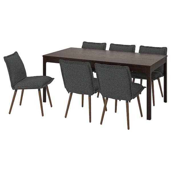 EKEDALEN / KLINTEN - Table and 6 chairs , 180/240 cm - best price from Maltashopper.com 69505880