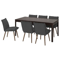 EKEDALEN / KLINTEN - Table and 6 chairs , 180/240 cm - best price from Maltashopper.com 69505880