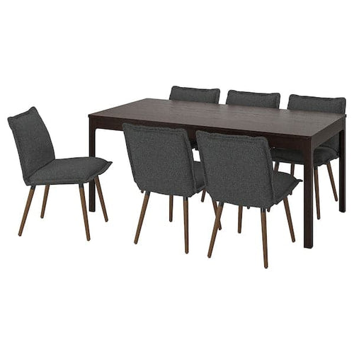 EKEDALEN / KLINTEN - Table and 6 chairs , 180/240 cm