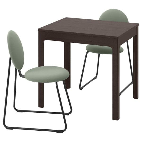 EKEDALEN / MÅNHULT - Table and 2 chairs , 80/120 cm - best price from Maltashopper.com 69505917