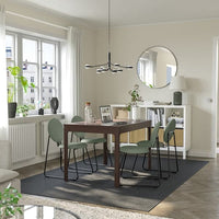 EKEDALEN / MÅNHULT - Table and 4 chairs, 120/180 cm - best price from Maltashopper.com 19505929