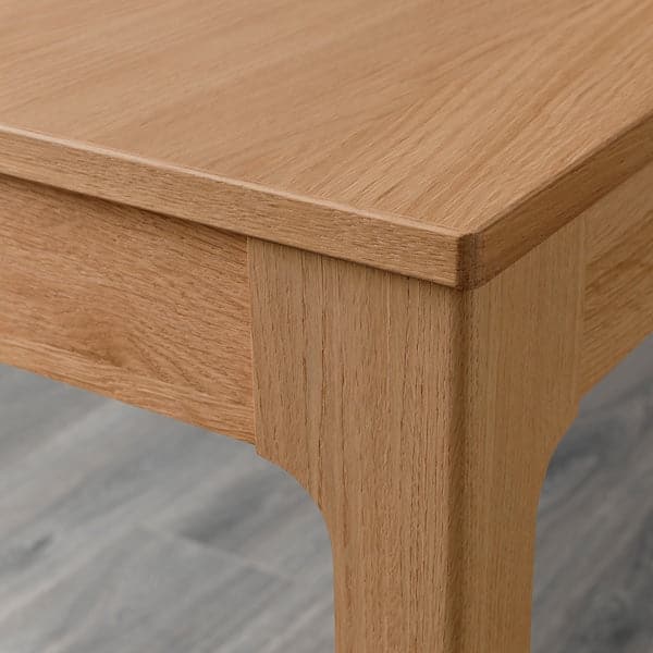 EKEDALEN / ODGER - Table and 2 chairs, oak/white beige, 80/120 cm - best price from Maltashopper.com 49221401