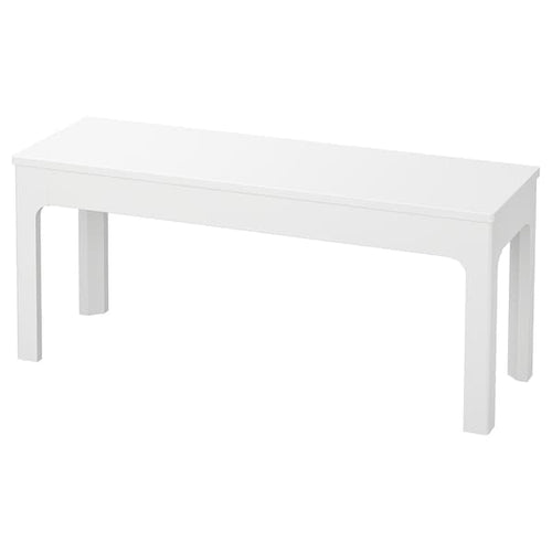 EKEDALEN - Bench, white, 105x36 cm