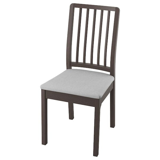 EKEDALEN Chair - dark brown/Light Grey Orrsta , - best price from Maltashopper.com 80340760