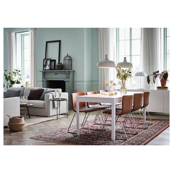 Ikea EKEDALEN - Extendable table, white, 180/240x90 cm