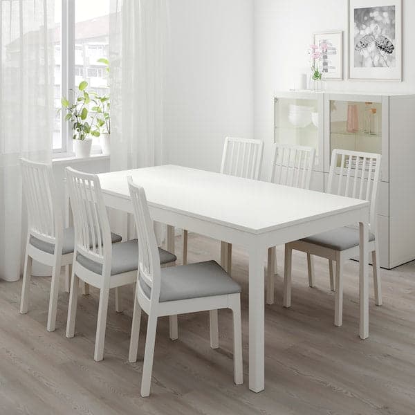 Ikea EKEDALEN - Extendable table, white, 180/240x90 cm