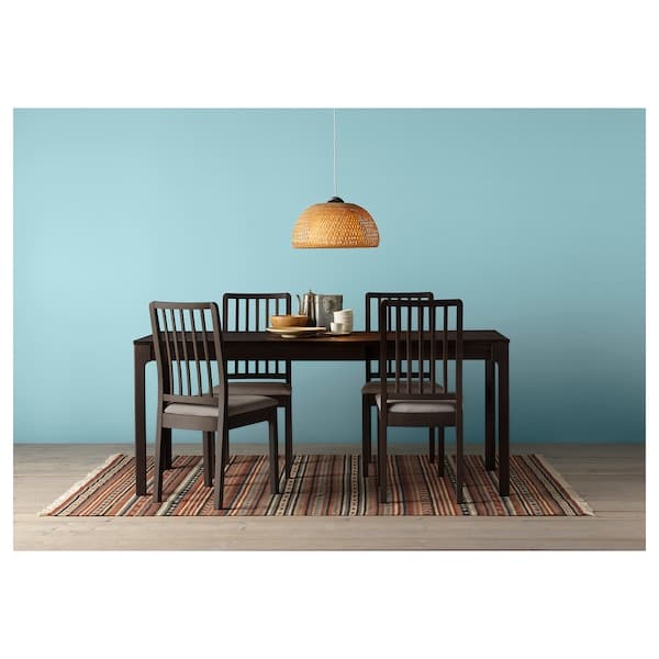 EKEDALEN - Extendable table, dark brown, 180/240x90 cm - Premium Furniture from Ikea - Just €388.99! Shop now at Maltashopper.com