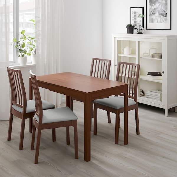 Ikea EKEDALEN Extendable table - brown 80/120x70 cm , 80/120x70 cm