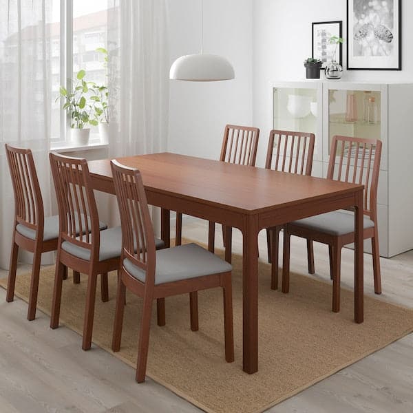 Ikea EKEDALEN Extendable table - brown 180/240x90 cm , 180/240x90 cm
