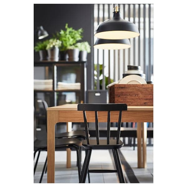 EKEDALEN - Extendable table, oak, 120/180x80 cm - best price from Maltashopper.com 70340812