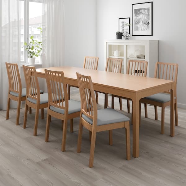 Ikea EKEDALEN - Extendable table, oak, 180/240x90 cm