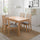 EKEDALEN - Extendable table, oak, 120/180x80 cm