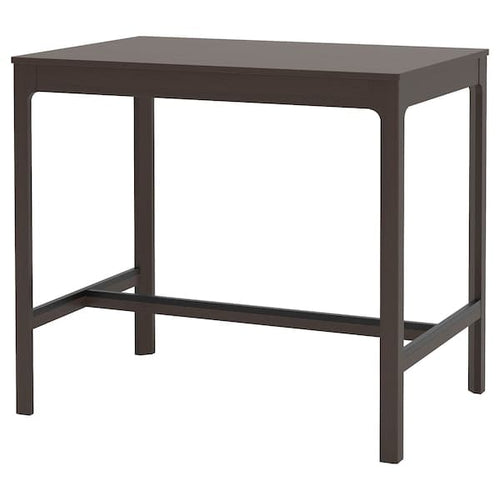 EKEDALEN - Bar table, dark brown, 120x80x105 cm