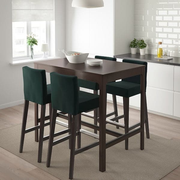 Ikea EKEDALEN - Bar table, dark brown, 120x80x105 cm
