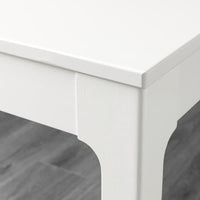 EKEDALEN / TOBIAS - Table and 6 chairs, white/transparent chrome-plated, 180/240 cm - best price from Maltashopper.com 59482921