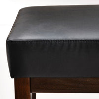 EKENÄSET - Bench, Jonsbyn black, 112 cm , 112 cm - best price from Maltashopper.com 10533535