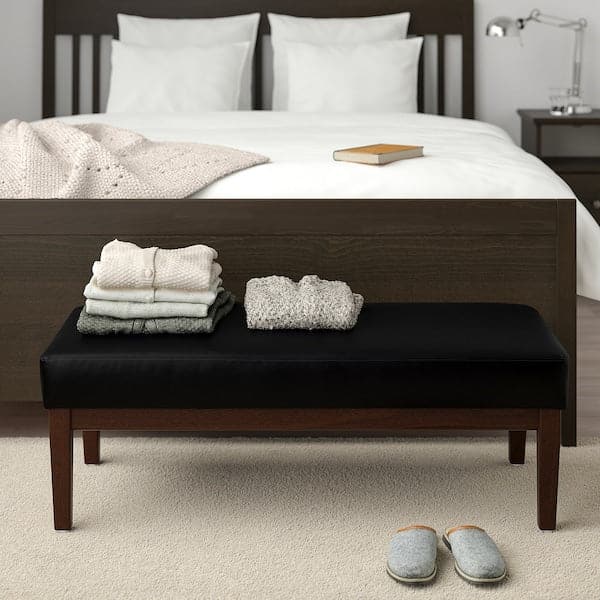 Ikea EKENÄSET - Bench, Jonsbyn black, 112 cm , 112 cm