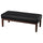 EKENÄSET bench, Jonsbyn black, 112 cm