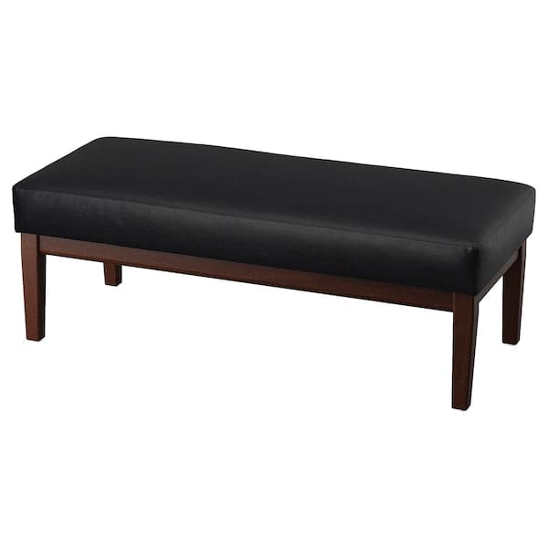 EKENÄSET - Bench, Jonsbyn black, 112 cm , 112 cm