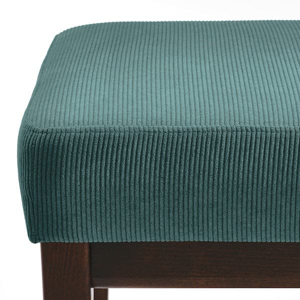 Ikea EKENÄSET - Bench, Kelinge grey-turquoise, 112 cm , 112 cm