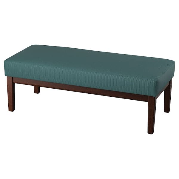 Ikea EKENÄSET - Bench, Kelinge grey-turquoise, 112 cm , 112 cm