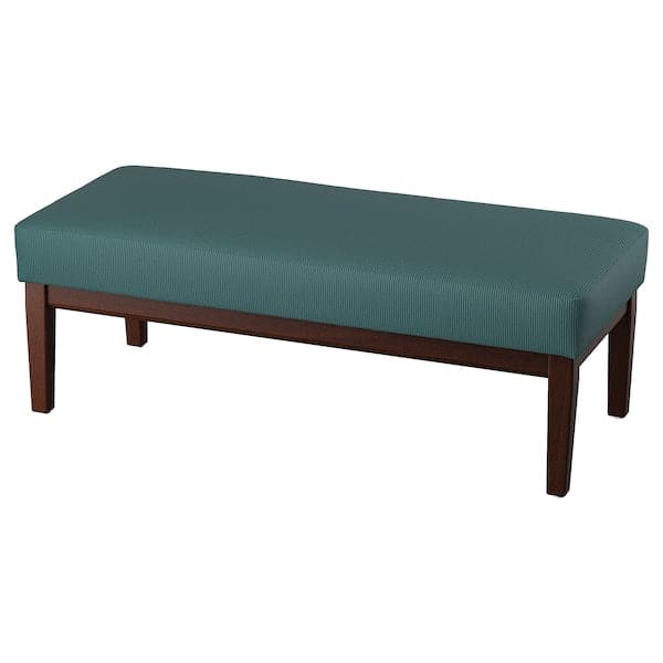 EKENÄSET - Bench, Kelinge grey-turquoise, 112 cm , 112 cm